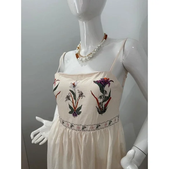 Commense Backless Pleated Floral Dress‎ size S - Picture 11 of 13